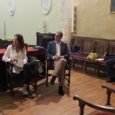 Raquel Fernández conoce las inquietudes de los académicos de San Quirce