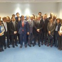 Juan Vicente Herrera y José Manuel Barreiro presiden la constitución del grupo de senadores de Castilla y León