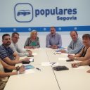 La presidenta del PP de Segovia, Paloma Sanz, inicia las reuniones de trabajo con las vicesecretarías provinciales