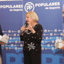 El PP de Segovia otorga un reconocimiento a Francisco Vázquez y Juan Cuéllar durante la celebración de la tradicional comida de Navidad