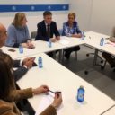 Paloma Sanz, Francisco Vázquez e Isabel Blanco presiden un encuentro con representantes de todas las comisiones de estudio