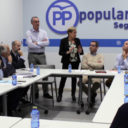 Representantes del comercio segoviano se dan cita en la sede del Partido Popular para analizar y evaluar las oportunidades del sector