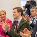 Pablo Casado apoya el tejido industrial y empresarias de Segovia
