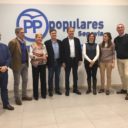 Pío García Escudero apoya las candidaturas segovianas y pide a los electores que concentren su voto en el Partido Popular