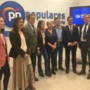 Andrea Levy arropa las candidaturas encabezadas por Paloma Sanz y Jesús Postigo