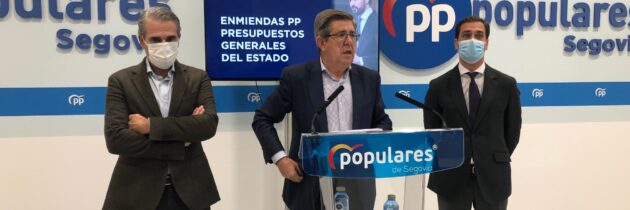 Los parlamentarios del PP de Segovia presentan enmiendas a los PGE por 57,8 millones de euros