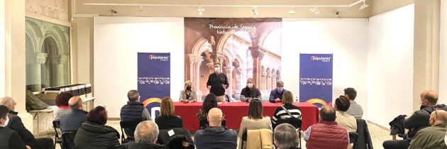 Los candidatos del PP exhiben la gestión del Gobierno Mañueco ante alcaldes y concejales de la zona de Santa María