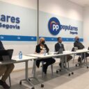 El PP de Segovia muestra su apoyo a Núñez Feijóo en el acto público del candidato en Valladolid