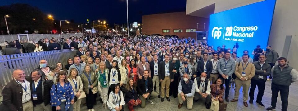 El PP de Segovia brinda su apoyo a Alberto Núñez Feijóo en el Congreso Nacional