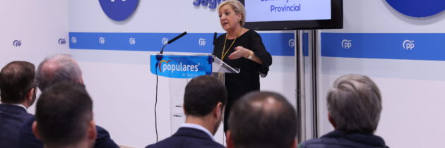 Paloma Sanz destaca la “dejadez” del Gobierno con Segovia al reducir a la mitad de los PGE para la provincia
