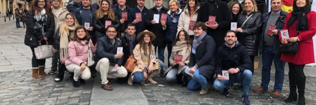 NNGG de Segovia alza la voz en defensa de la Constitución Española