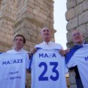 José Mazarías, José Luis Martínez-Almeida y Jesús Julio Carnero defienden el potencial del eje Madrid-Segovia-Valladolid
