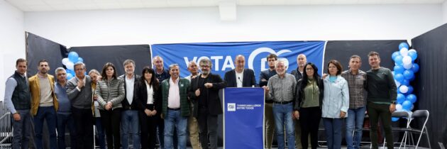 Christian Hugo Martín defiende en Torrecaballeros una lista del Partido Popular que pretende liderar el ayuntamiento de forma “directa, abierta y recíproca con los vecinos”
