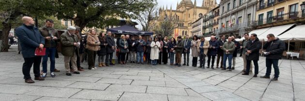 Nuevas Generaciones de Segovia reivindica en la Plaza Mayor la vigencia de la Constitución Española y el espíritu de concordia que la hizo posible