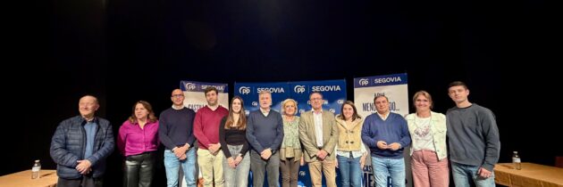 Los candidatos del PP presentan a los alcaldes y concejales del alfoz de Segovia las “certezas” de un buen gobierno