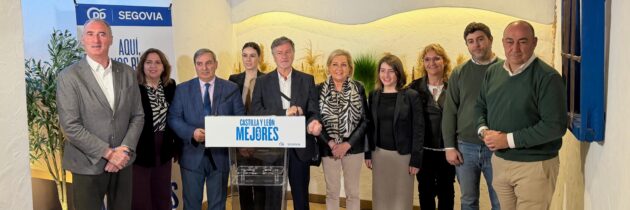 El PP presenta un programa basado en certezas y responsabilidad para mejorar la vida de los segovianos