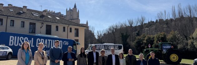 Mañueco presenta en Segovia su caravana electoral