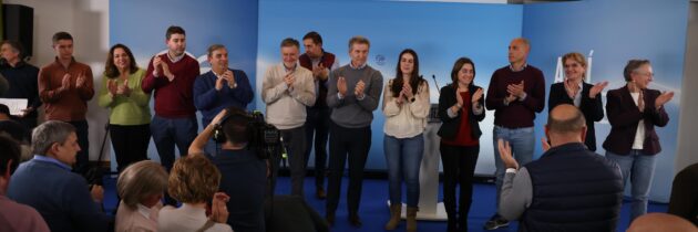 Vázquez presenta en Riaza, junto a Feijóo, el proyecto de Mañueco para situar a Castilla y León entre las tres mejores comunidades de España